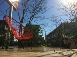 テラス風景　アルプルコチェア